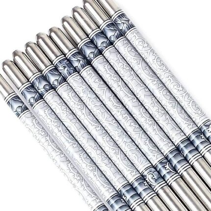 Chopsticks Stainless Steel- 5 Pair Set