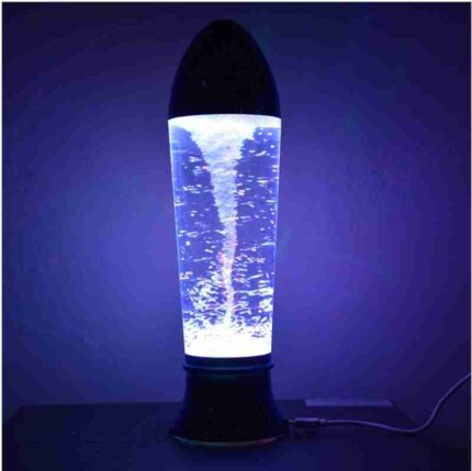 Sparkling Water Thunder Storm Lamp table decor candle lamp light which produces colorfull lighting and thunder storm water waves with beautiful light effects 26 CM