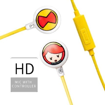 Earphone for kids, 1.2 mete cable with 3.5mm jack, HD quality microphone for calling, colourful colour kids live it with a favourite cartoon character like- doremon, hello kitty, Avengers.