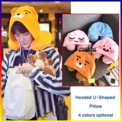 U Shaped Pillow With Hoodie