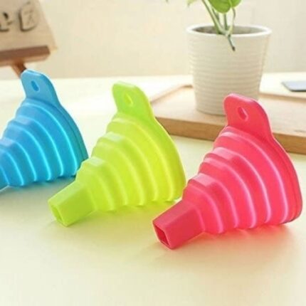 Silicone funnel- heat resistance, cold resistance, portable, foldable.