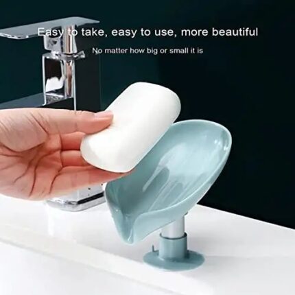 No Peculiar Smell, Stylish and beautiful, Durable, and long service life. Includes soap tray, space alloy and suction cups. This bar soap holder is different from the ordinary soap holder. 45°oblique design helps water flow down and the texture on the soap dish surface keeps soap ventilate, making your soap dry naturally and not softening.